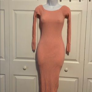 Michael Korse peach dress
